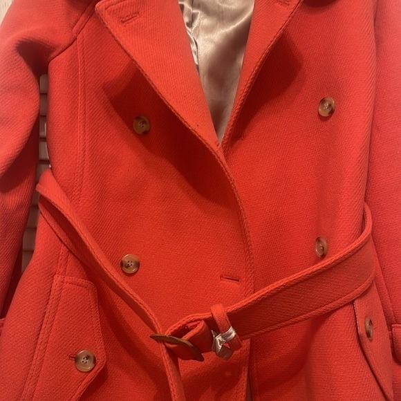 Coral wool Jcrew coat wool blend - Picture 4 of 6